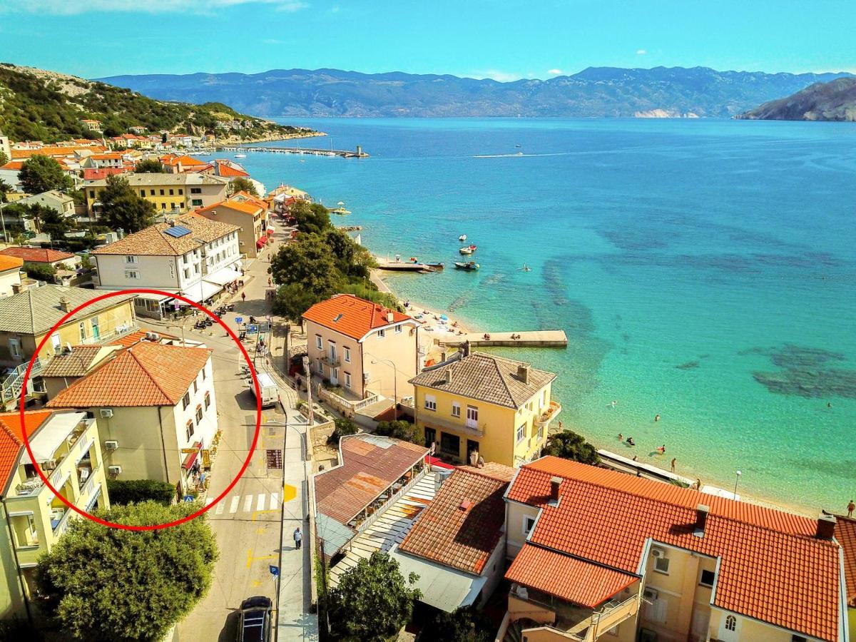 Apartments Marin With Sea View Baška Εξωτερικό φωτογραφία
